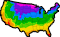 USDA Plant Hardiness Map